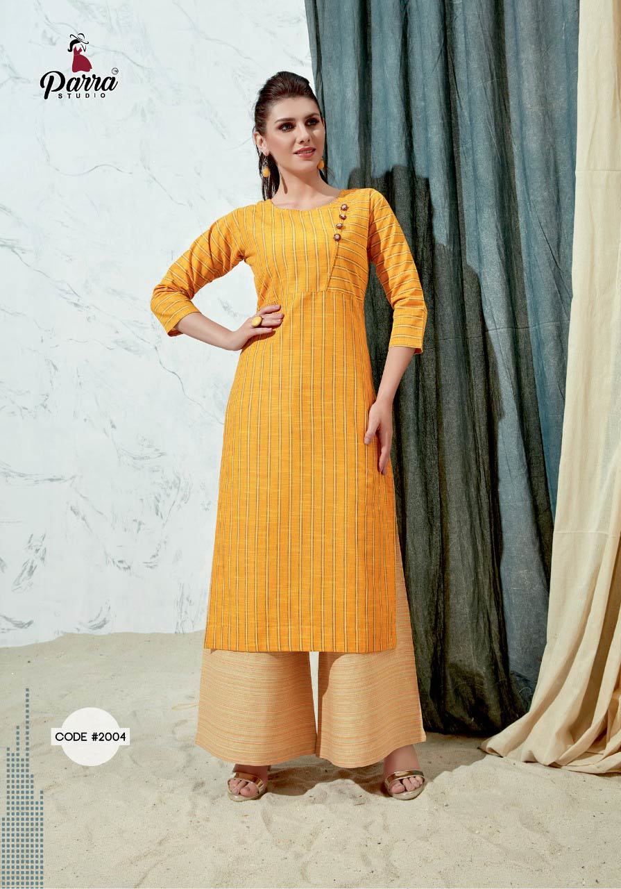 Firoza Linen Cotton Top With Multi Lined Pure Cotton Palazzo - Sizes M To 3xl, Ideal For All Seasons