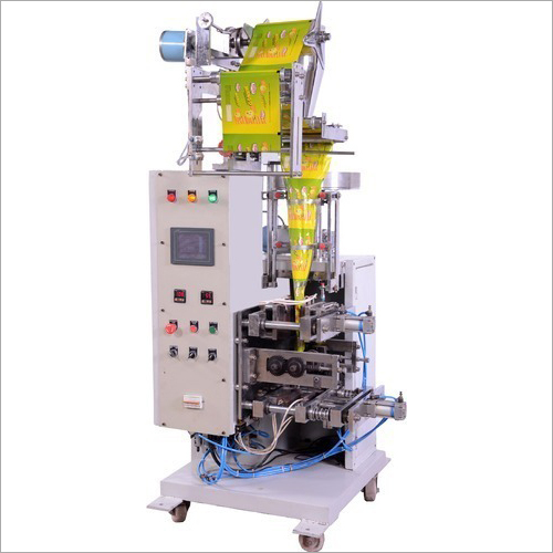 Granules Pouch Packaging Machine - 3 Side Seal, Automatic | Stainless Steel, 1200x800x1500 mm, 10-200 Grams Capacity, 500-2000 Pouches per Hour