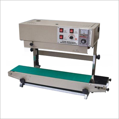 Vertical Band Sealer - Mild Steel, 17 x 34 x 12 Inch | 230 V, 3.5 kW Power, Automatic, Sealing Width 6-12 mm