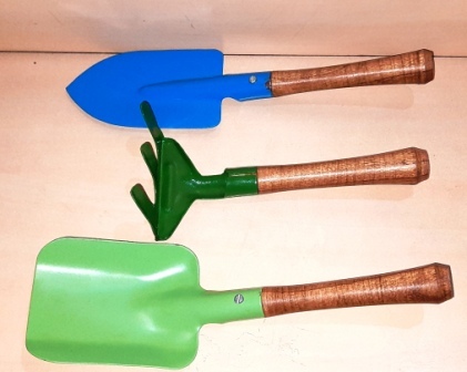 Garden Tool Kit - Steel, Polished Finish | Multi-colored Tools Ideal For Kitchen Gardens And Planters, Perfect Gardening Toolkit