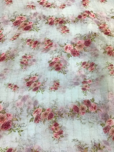 4 Printed Chiffon Fabric