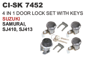 Suzuki Samurai 1985-1992 Complete Lock Set - Ignition, Doors & Tailgate Locks