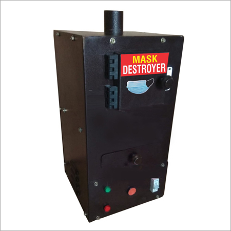 Mask Destroyer - MS Material, Manual Operation | Safe and Eco-Friendly Mask Disposal Solution