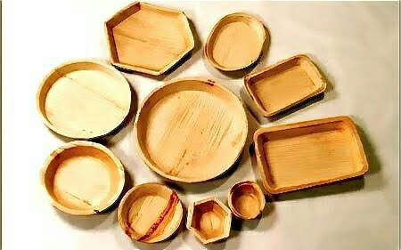 Areca Plates - Areca Leaf Material, Square Shape, Multiple Sizes, Brown Color | Biodegradable, Eco-friendly, Disposable, Lightweight, Versatile