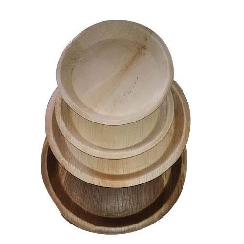 Areca Plates - Areca Leaf Material, Square Shape, Multiple Sizes, Brown Color | Biodegradable, Eco-friendly, Disposable, Lightweight, Versatile