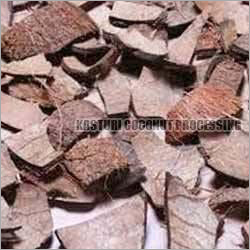 Coconut Shell Pieces - Solid Form, 25 kg Packaging | Eco-Friendly Firewood Substitute, Ideal Habitat for Frogs, Bacterial-Free
