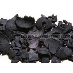 Coconut Shell Charcoal Lumps - Coconut Shell, 25 kg, Black | Moisture 5-10%, Purity 99%, Ash Content Below 8%, Commercial Use