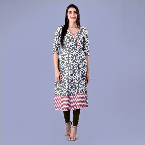 No Fade Ladies Angrakha Indian Kurti