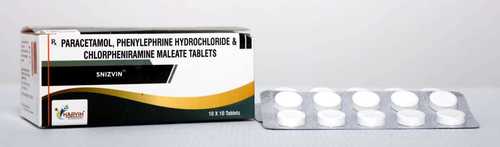 Paracetamol, Phenylephrine Hydrochloride & Chlorpheniramine Maleate Tablets General Medicines