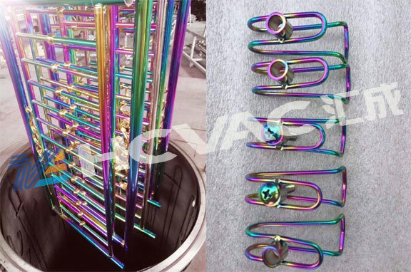 Hcvac Stainless Steel Sheet Furniture Multi Arc Ion Pvd Coating Machine - Color: Gold