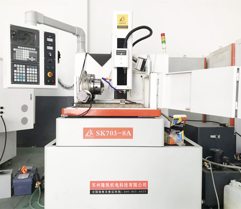White Cnc Edm Drilling Machine Sk6380