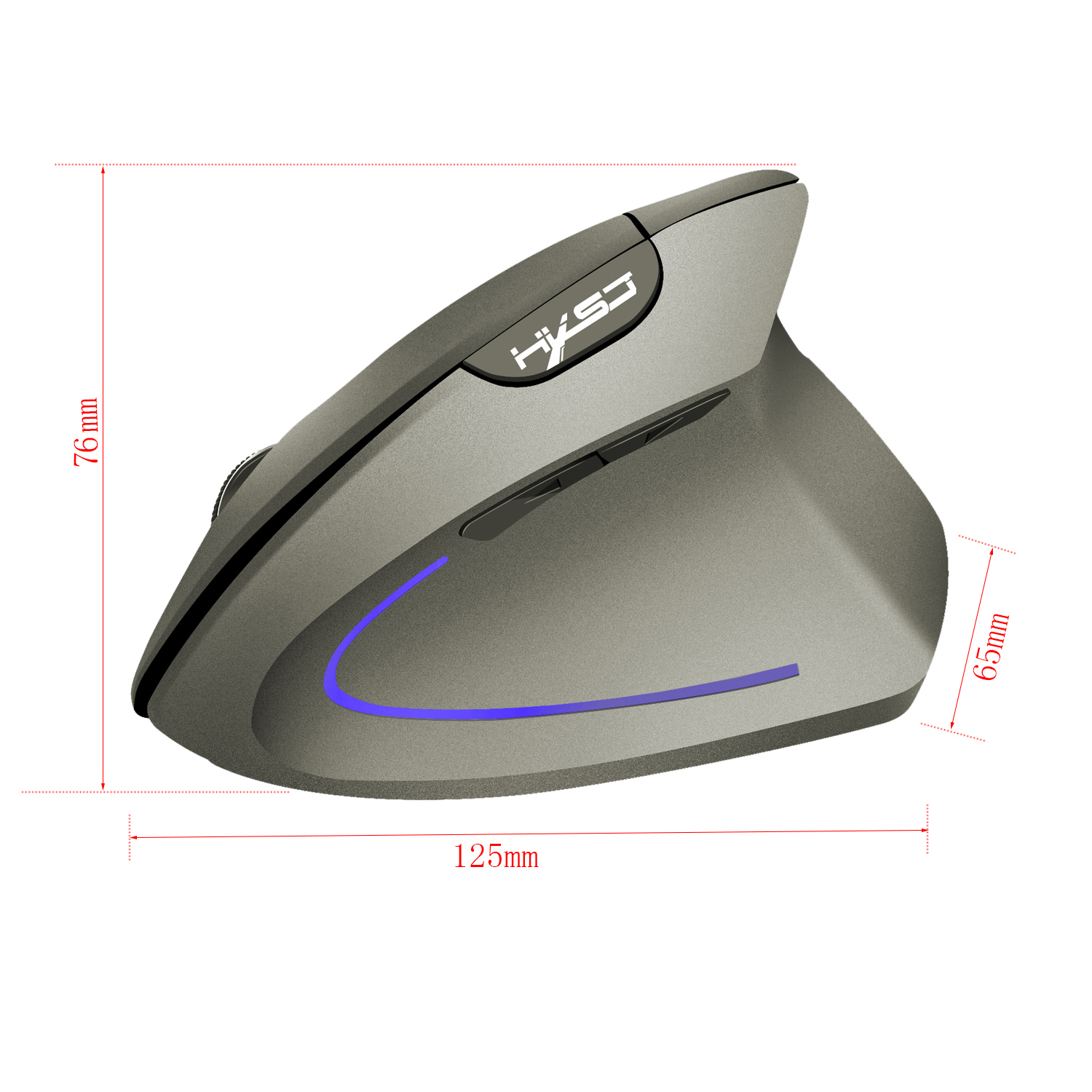 T22 Wireless Mouse Vertical Ergonomic Design