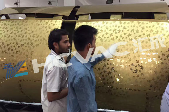 Hcvac Stainless Steel Furniture Table Titanium Gold Pvd Coating Machine Dimension(l*w*h): Customized