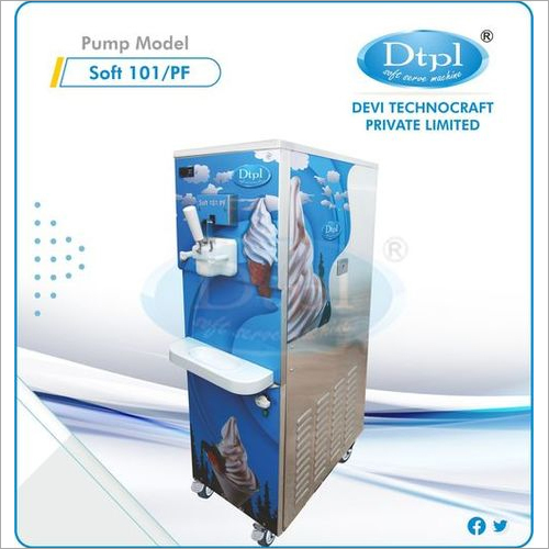 Stainless Steel Ice Cream Machine - Soft 101 / Pf