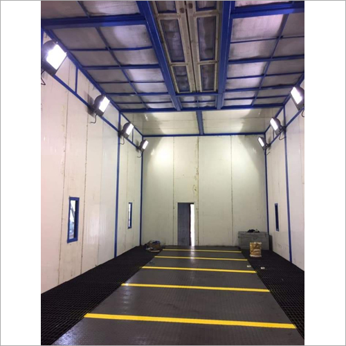 Industrial Paint Booth - Steel, Customizable Dimensions, 480v 3-phase | Hepa Filtration, Led Lighting, Uniform Airflow, Efficient Overspray Removal