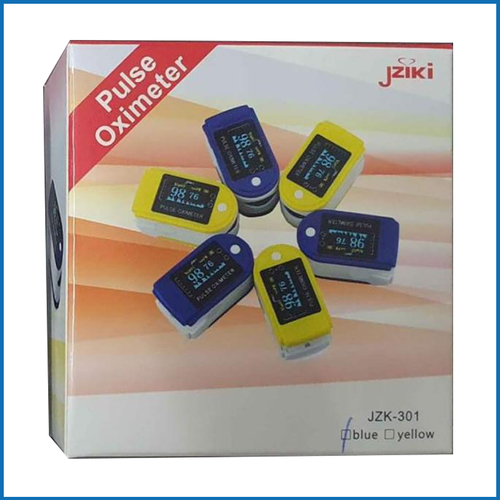 Pulse Oximeter - ABS Plastic, 60x30x30 mm | OLED Display, Accurate Readings, Portable Design, Durable, 50g, 2 AAA Battery-Powered, Reliable Sensor
