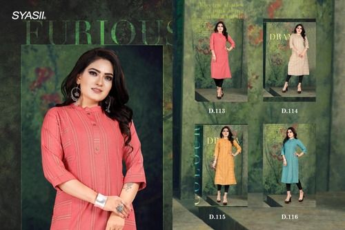 Pixel Vol-2 Designer Kurti - Color: As Per Catalog