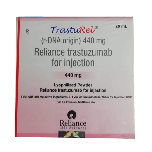 इंजेक्शन के लिए 440 मिलीग्राम रिलायंस ट्रैस्टुजुमाब