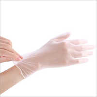 डिस्पोजेबल पीवीसी पाउडर फ्री एग्जामिनेशन ग्लव्स