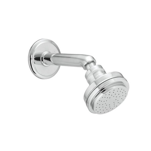 Shower Head - Brass Chrome Plated, 350 Gm Weight, 150-200 Mm Arm Length, 100-150 Mm Head Diameter, 8-12 Lpm Flow Rate, 1 Year Warranty