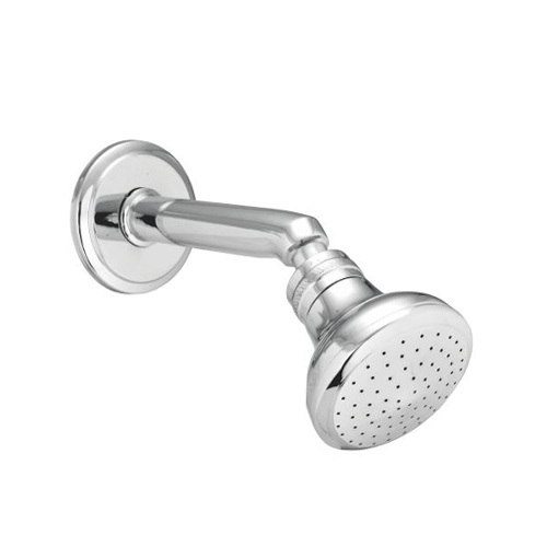 Shower Head - Brass Chrome Plated, 350 Gm Weight, 150-200 Mm Arm Length, 100-150 Mm Head Diameter, 8-12 Lpm Flow Rate, 1 Year Warranty