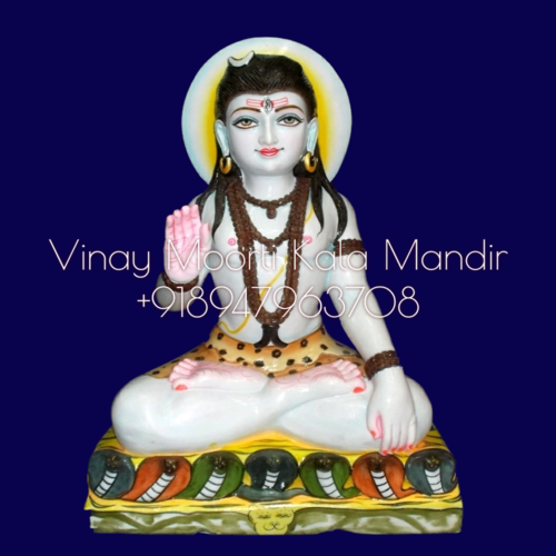 Washable Baba Balak Nath White Marble Murti