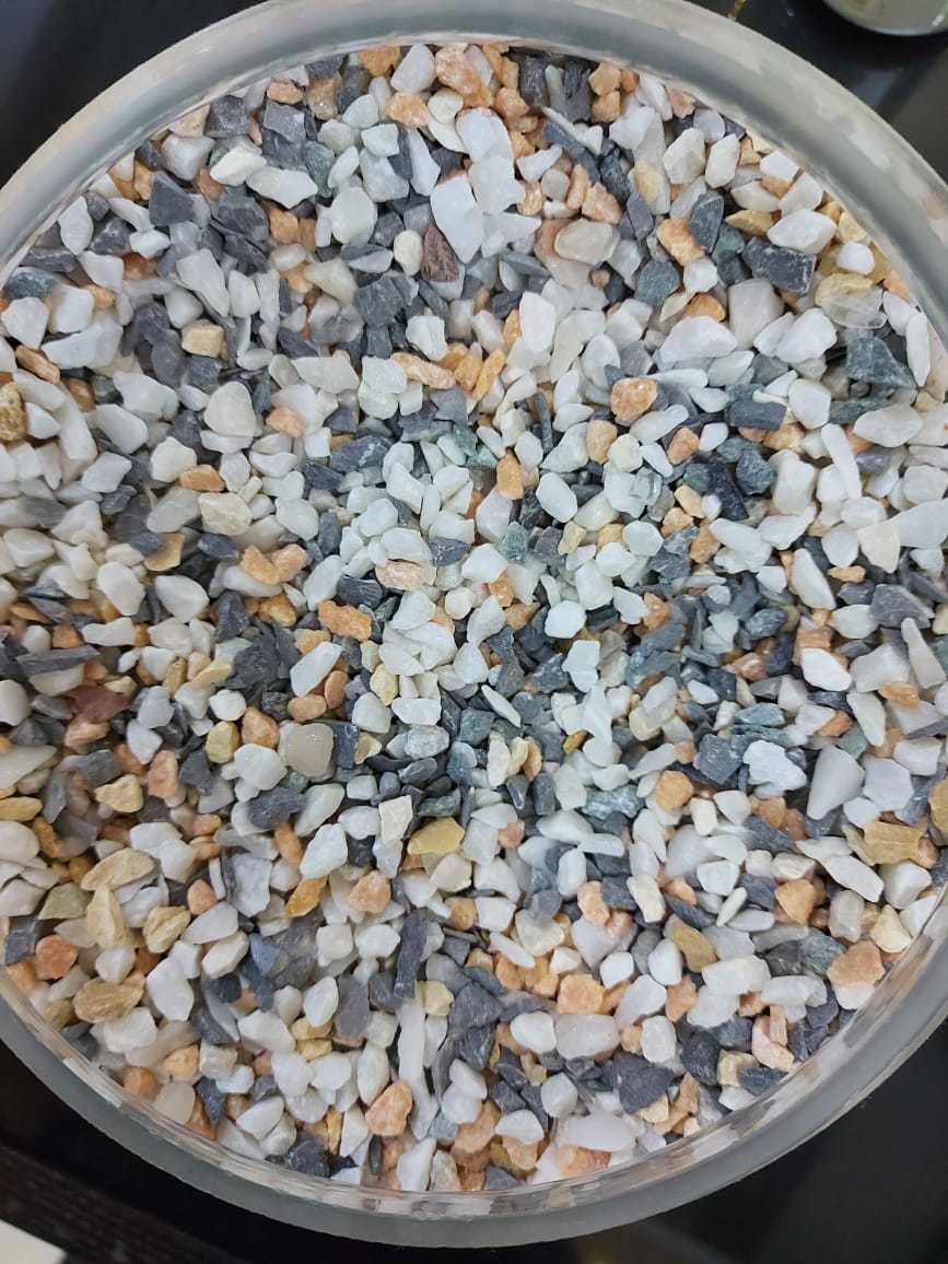 Mix Color Marble Chips Terrazzo Construction Aggregate Stone Price Per Ton In India - Size: (1) 0.5mm To 1mm
