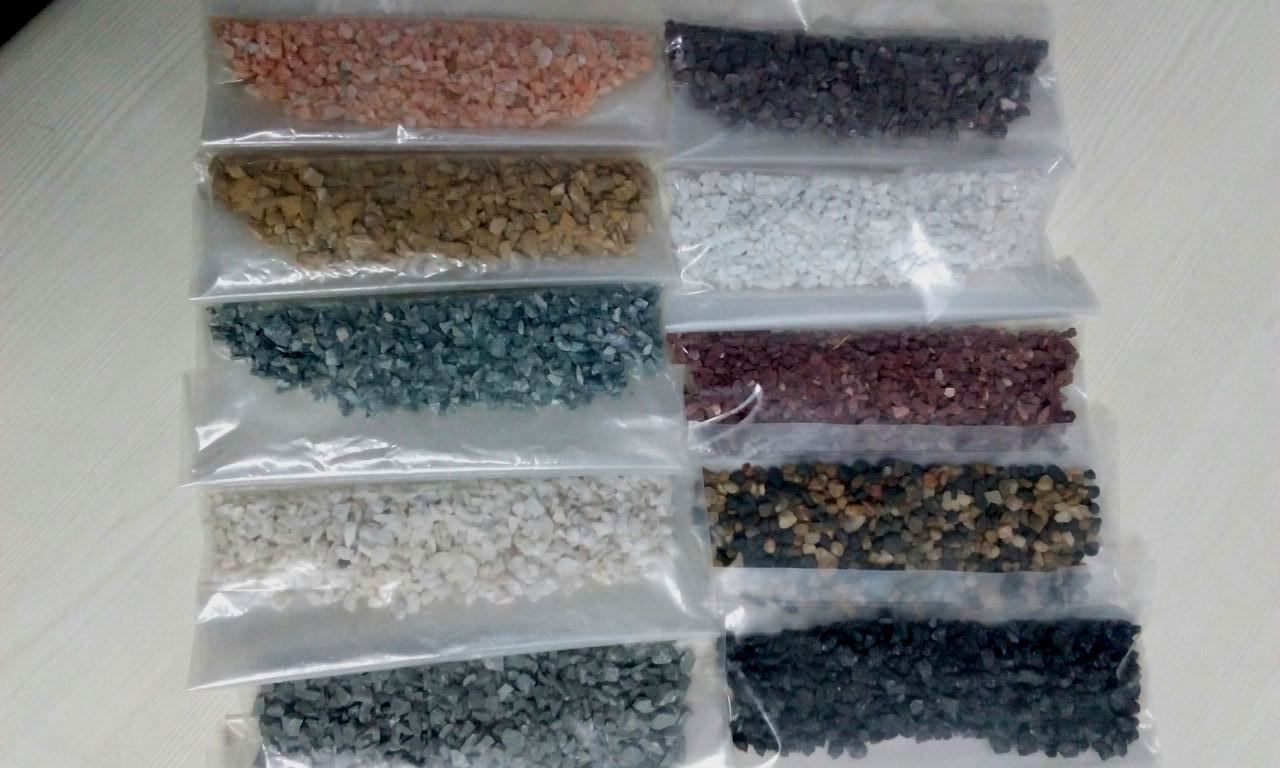 Mix Color Marble Chips Terrazzo Construction Aggregate Stone Price Per Ton In India - Size: (1) 0.5mm To 1mm