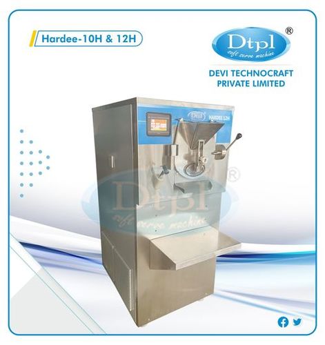 Gelato Natural Ice Cream Machines Hardee 10 H Capacity: 48 Liter / Hr. Liter/Day