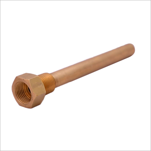 Temperature Sensor Bolt - C-360 Brass, Diameter 5mm to 250mm, Natural Brass Color, Max Tolerance 0.1mm | Precision NPT Thread for Temperature Measurement