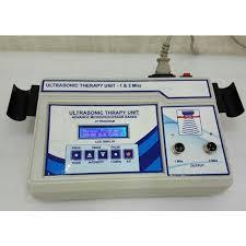 Ultrasonic Therapy Units - Plastic Construction, 10 X 2 X 9 Inch Dimensions | Suitable For Clinical And Hospital Use, Available In Black And White