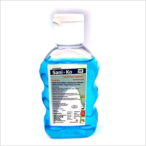 100 Ml Saniko Liquid Hand Disinfectant Purity: High