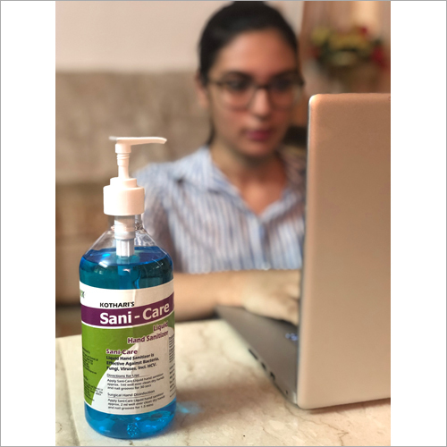 Anti Bacterial Liquid Hand Sanitizer - 100 Ml Airtight Bottle | Non-oily, Non-sticky, Hydrating Formula With Antiseptic Properties