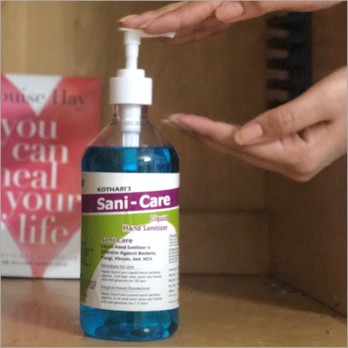 Anti Bacterial Liquid Hand Sanitizer - 100 Ml Airtight Bottle | Non-oily, Non-sticky, Hydrating Formula With Antiseptic Properties