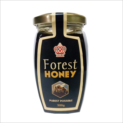 Forest Honey - Pure Gold in 500 gm Glass Jar | Grade A, Shelf Life Up to 24 Months, Rich in Nutrients