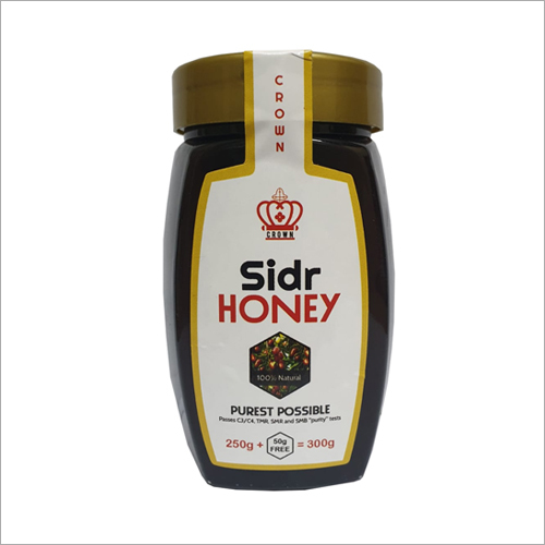 300 GM Sidr Honey - 250 gm + 50 gm Plastic Jar , Grade A, Shelf Life Up to 24 Months, Available in Powder & Liquid Form