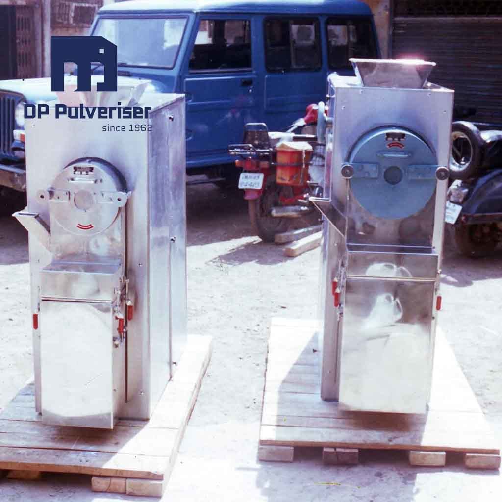 Mini Pulveriser - Mild Steel/stainless Steel Body, 4500-6000 Rpm Speed | Electric Powered, Heavy Duty Design, Feed Regulator Slide