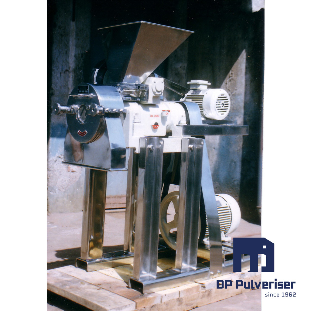 Mini Pulveriser - Mild Steel/stainless Steel Body, 4500-6000 Rpm Speed | Electric Powered, Heavy Duty Design, Feed Regulator Slide