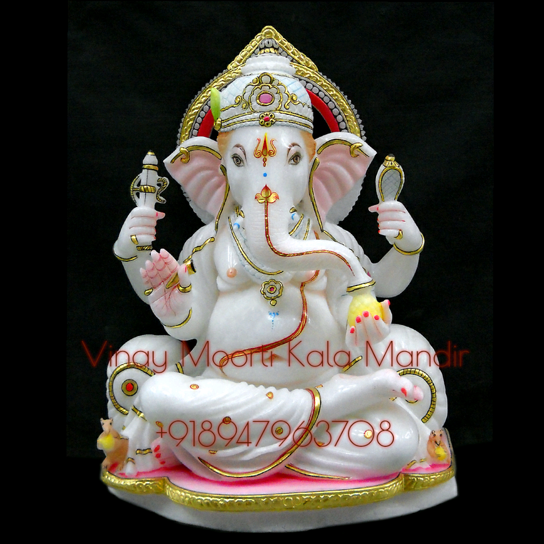 Ganesh Ji Marble Idol
