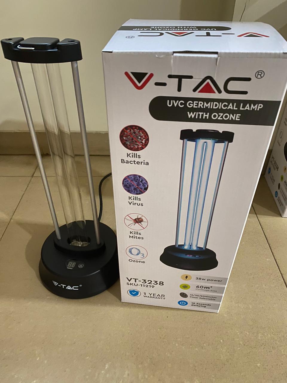 Uvc Germidical Lamp With Ozone