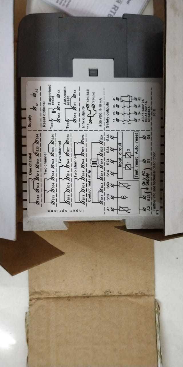Abb Safety Relay 115vac