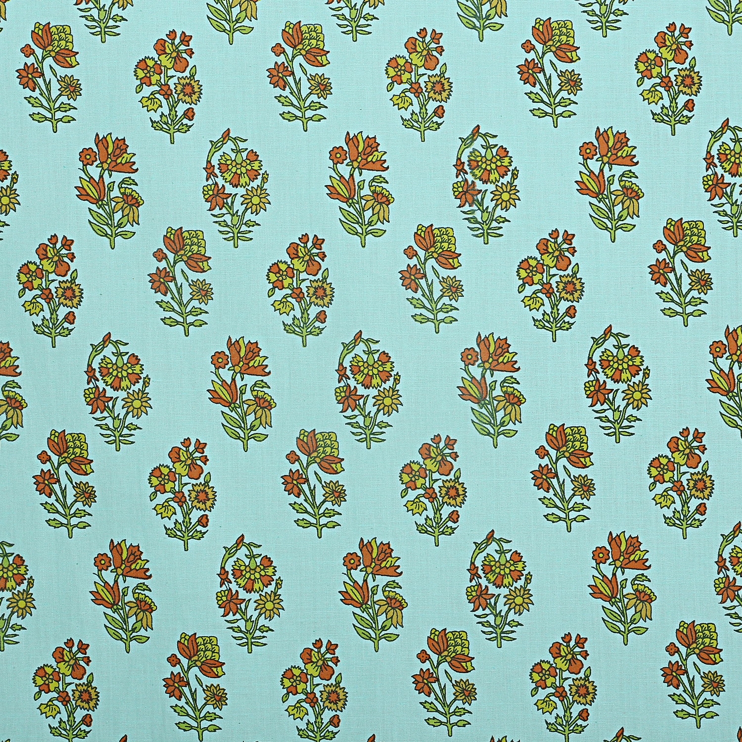 Aqua Blue Fancy Window Curtains