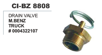 Drain Valve - Heavy-Duty Design | Compatible with 4-Wheeler M Benz Trucks, Warranty Included