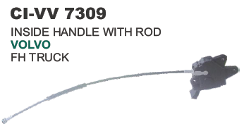 Inside Handle With Rod Volvo FH Truck - Durable Material, Vehicle Type: 4 Wheeler | Warranty Included for Peace of Mind and Enhanced Utility