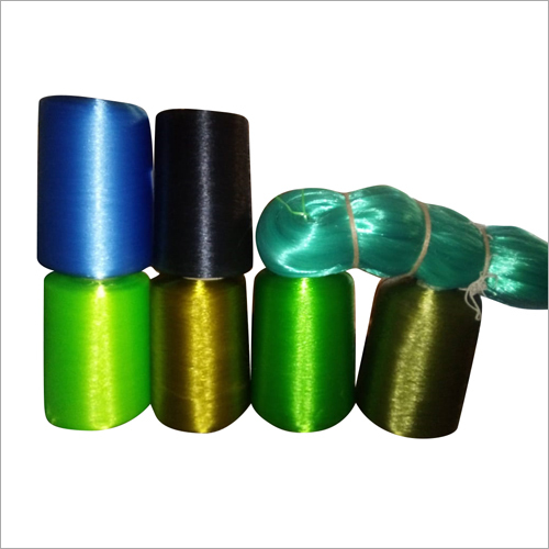 Multicolor Monofilament Yarn - Virgin Material, Varied Lengths, Available in Multiple Colors | High Tenacity, Plain Design for Stitching and Weaving