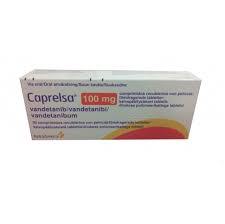 Caprelsa - Vandetanib Capsules 300mg | Anti-cancer Treatment For Thyroid & Liver Cancer, Film-coated, Pack Of 30