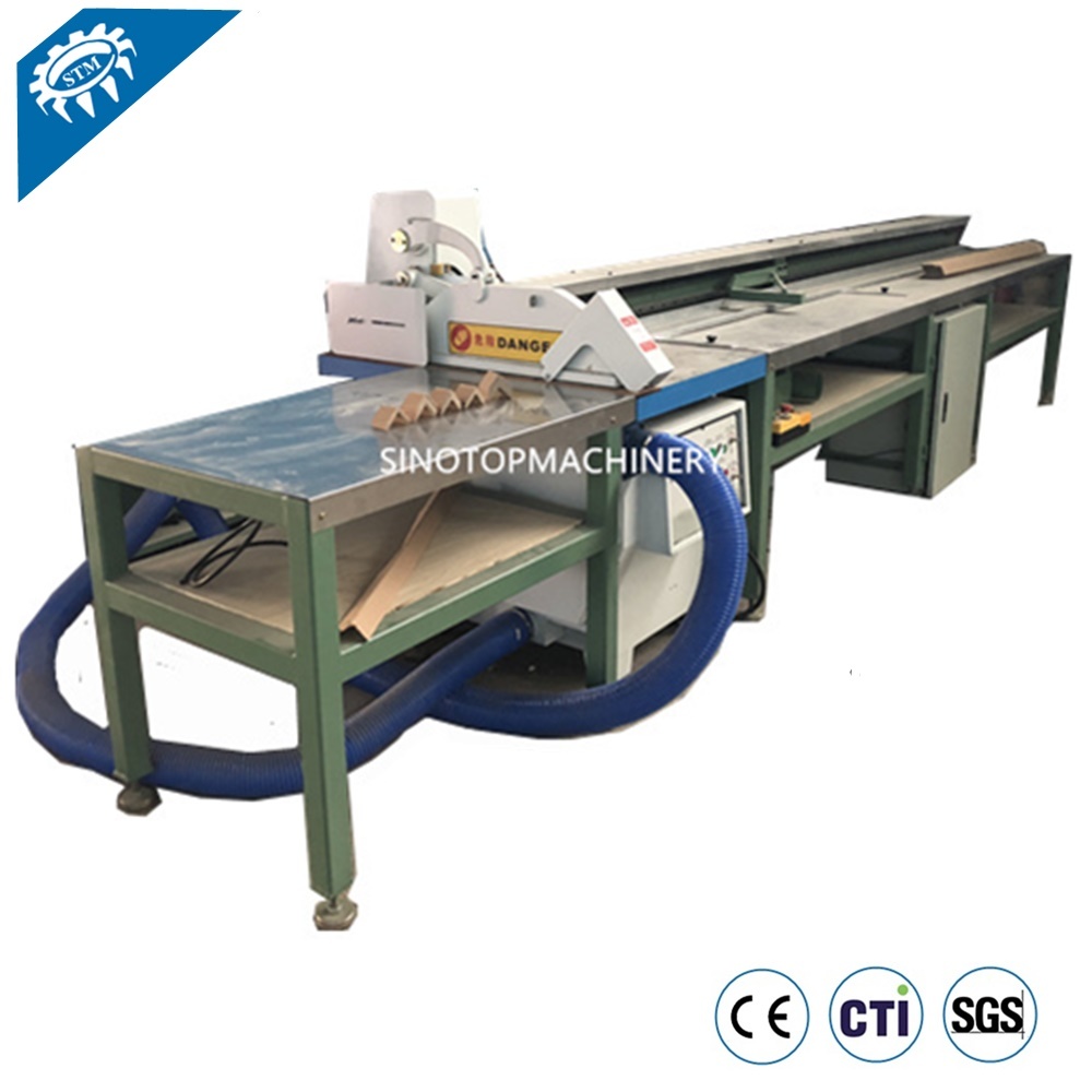 Gray & Blue Edge Board Cutting Machine