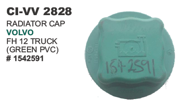 Radiator Cap Green Volvo Truck