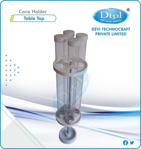 Ice Cream Cone Holder - Acrylic, Standing Design for 100 Cones Capacity | Stylish, Reusable, Ideal for Commercial Use