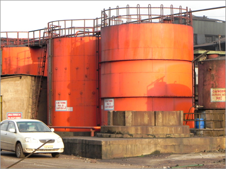 DM स्टोरेज टैंक के अंदर epoxy कोटिंग